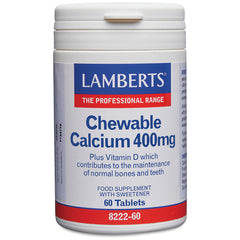 Chewable Calcium 400mg, 60 Tablets