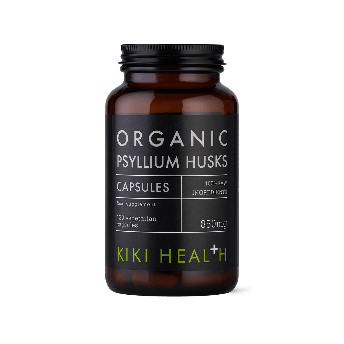 Organic Psyllium Husks 120 Vegicaps